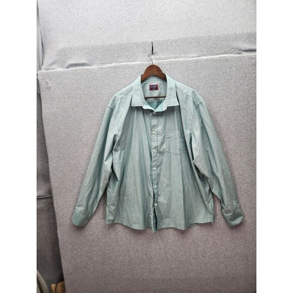 Untuckit Mens XXX-Large Arlington Green Button-Up Shirt - Picture 1 of 4